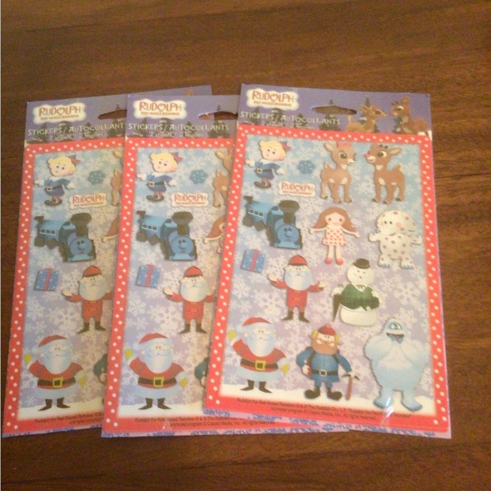 Rudolph Sticker Sheets